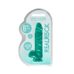 REALROCK Crystal Clear Model 6 sa Usisnom Čašom 17cm Transparentan