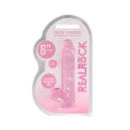 REALROCK Crystal Clear 6'' Intimni Model sa Bazom - 15 cm Transparentan