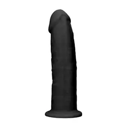 REALROCK Ultra Silicone Model 8 Thermo Reactive, Suction Cup, 20 cm, Black