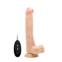 RealRock Vibrating Model 10'' Skin Tone - Intimni simulacioni uređaj