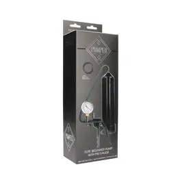 Shots Toys Elite Intimate Vacuum Pump Black with PSI Gauge 23cm
