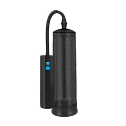 PUMPED Extreme Power Rechargeable Vacuum System 25cm Silicone Black