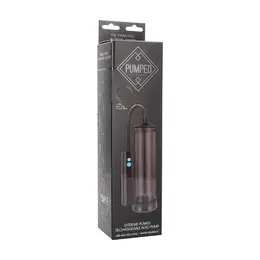PUMPED Extreme Power Rechargeable Vacuum System 25cm Silicone Black