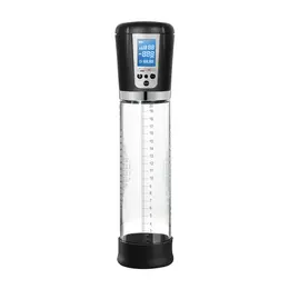 Shots Premium LCD Intimni Vakuum Sistem Punjiv 25cm Crni