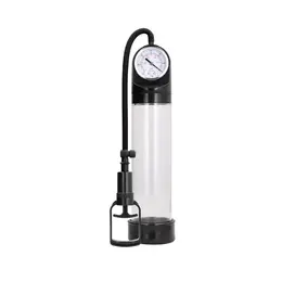 Shots Pumped Comfort Intimni Vakuum Sistem sa PSI Manometrom 20cm Crni