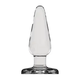 Glas Classic Glass Plug 13 cm - Borosilicate, Tapered, Clear