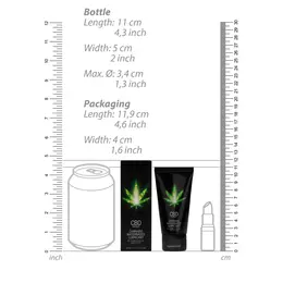 Cobeco Pharma CBD Cannabis vodeni lubrikant 50ml ekstra gusta formula