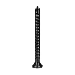 OUCH! Swirled Anal Snake 40 cm - Flexible Silicone Intimate Trainer