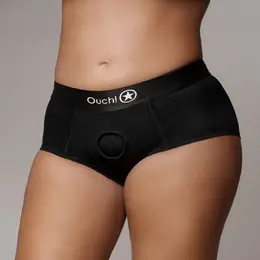 Satisfyer Vibrantne Strap-On Gaćice XL/XXL - Crna, 10-Brzinski Bullet, Podesivo Prijanjanje