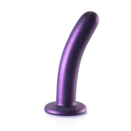 Ouch! Glatki silikonski model 6'' metalik - intimni uređaj sa usisnom čašicom
