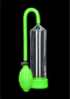 Ouch! Klasični intimni pump koji svetli u mraku, Ergonomski dizajn, Zeleni