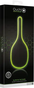 Ouch! Round Paddle Glow-In-The-Dark - Luminous Bondage Accessory