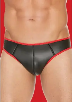 Ouch! Neoprenski jockstrap S/M - Podesivi struk, crni