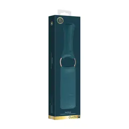 Ouch Halo Luksuzni Paddle - Elegantna Veštačka Koža sa Zlatnim Akcentima, 32 cm