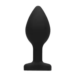 Sinner Gear Dijamantski Srce Model Intimni Plug Regular Silikon Crni