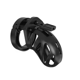 Mancage Model 23 Silikonski Kavez Čednosti 2.5'' (6.5 cm) Podesivi Crni