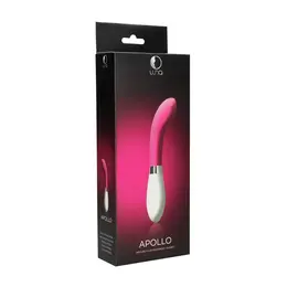 Luna by Shots Apollo Rechargeable Intimate Massager 21 cm Silicone Blue