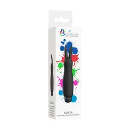 Sofia Silicone Dual-Action Vibrator with Luminous Bullet, 10 Speeds