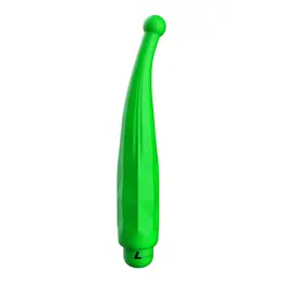 Lyra Silicone Vibrating Bullet 10-Speed Luminous Pink Compact