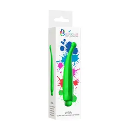 Lyra Silicone Vibrating Bullet 10-Speed Luminous Pink Compact