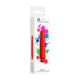 Delia Classic Vibrator - Silicone Sleeve, 10-Speed, Compact Design