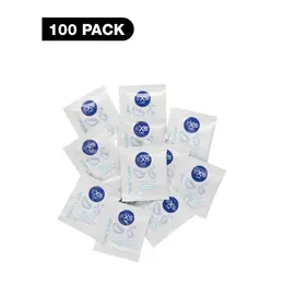 EXS Clear Lube Sachets 100 pcs - Water-Based, Non-Staining Formula
