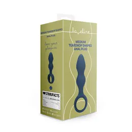 Loveline Teardrop Medium Anal Plug Baltic Blue - Ergonomic Silicone Design