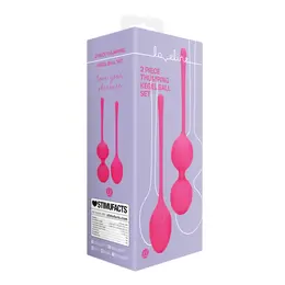 Loveline Thumping Kegel lopte set 2 kom, divlja jagoda boja