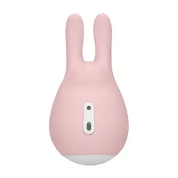 Love Bunny intimni mini masažer silikonski USB punjiv Roze
