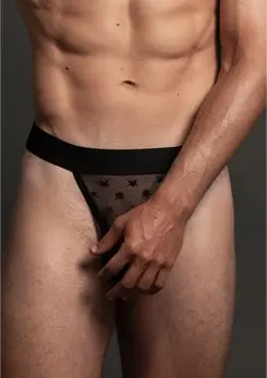Male Power Star Jock S/M - Sheer Mesh All-Star Athletic Jockstrap