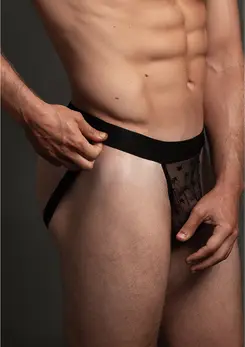 Male Power Star Jock S/M - Sheer Mesh All-Star Athletic Jockstrap