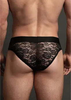 Dreamgirl Lace Brief S/M - Sheer Lace Intimate Underwear