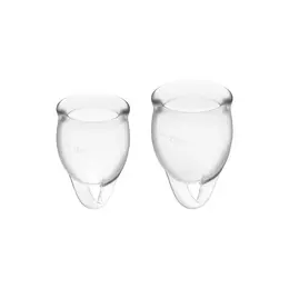 Feel Confident set menstrualnih čašica - Medicinski silikon, kapacitet 15ml i 20ml