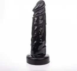 Hung System Jimmy 27 cm Anatomska intimna mašina, Crna, Usisna baza