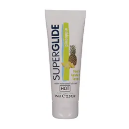 HOT Superglide Edible vodeni lubrikant sa ukusom ananasa 75 ml
