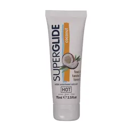 HOT Superglide Edible vodeni lubrikant 75 ml – aromatizovana formula