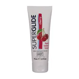 HOT Superglide Edible vodeni lubrikant 75 ml, voćni ukus