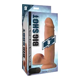 Curve Toys Vibrating Silicone Intimate Device 23 cm with Remote Control