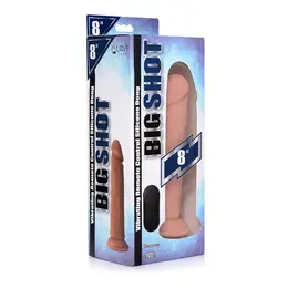Curve Toys Vibrating Silicone Model with Remote, Suction Cup, 20.5 cm, Black