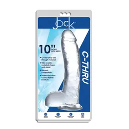 Glas Crystal Series 25.5cm Stakleni intimni model sa usisnom bazom providni