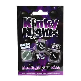Kinky Nights Game Dice - Fun Couples Play, Multi-Action Set