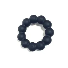 Meat Ballz Baller Silicone Comfort Ring Black - Stretchable Design
