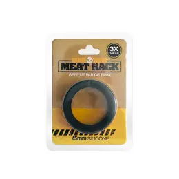 Oxballs Meat Rack Silikonski Prsten 44.5 mm Crni - Model sa Velikom Rastegljivošću