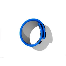 Sport Fucker 2-Snap Silicone Strap Adjustable Black Ring