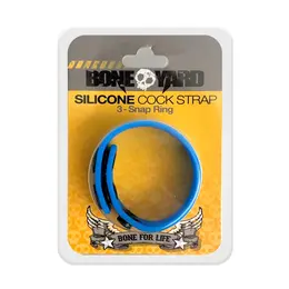 Sport Fucker 2-Snap Silicone Strap Adjustable Black Ring