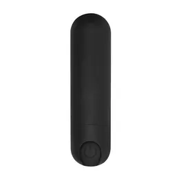 Shots Be Good Tonight Mini Bullet Vibrator 10 Modes Black 7.7cm