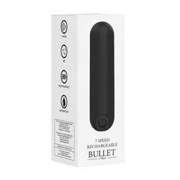 Shots Be Good Tonight Mini Bullet Vibrator 10 Modes Black 7.7cm