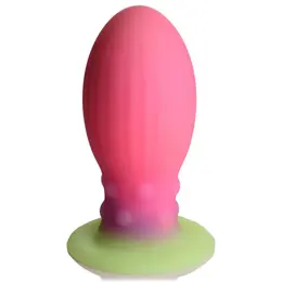 Creature Cocks Xeno Jaje Silikonsko koje Svetli u Mraku Roze Srednje