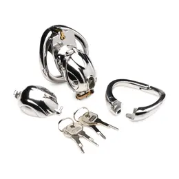 Master Series Deluxe Stainless Steel Lockable Chastity System Adjustable