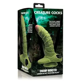 Creature Cocks Močvarno Čudovište Silikonski Fantasy Model Crni 22cm